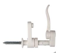 Arrêt feuille de laurier composite blanc - 130 mm - Torbel Industrie