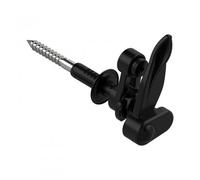 Arrêt marseillais - à visser - avec butée amortissante - blanc TIRARD