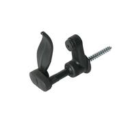 Arrêt de volet composite pour volets alu et PVC - L 130 - Noir TORBEL