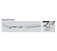 Arrêt mécanique pour coulisse GN DORMA - 18570000