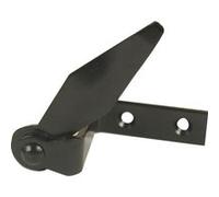 Arrêt sur platine acier prépeint, H.95 x L.80 x P.60 mm