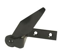 Arrêt sur platine acier prépeint, H.95 x L.80 x P.60 mm