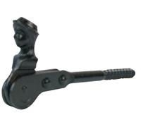 Arrêt tête de bergère à visser finition noir JARDINIER MASSARD 9426084