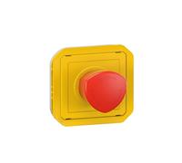 Legrand Arrêt d'urgence Plexo 069549L – coup de poing, 1/4 de tour, composable