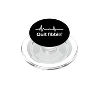 Arrête de Battre Le cœur de Fibbin de façon drôle et Sarcastique PopSockets PopGrip pour MagSafe