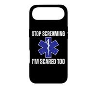 Arrête de Crier, J'Ai Peur, trop Sarcastique, drôle, ambulancier ambulancier paramédical Coque pour iPhone Air