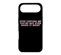 Arrête de me Copier, tu ne Le Fais même Pas correctement Funny Y2K Coque pour iPhone Air