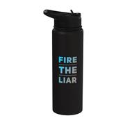 Arrête de me mentir, je ne peux pas arrêter de mentir. Feu le menteur Stainless Steel Insulated Water Bottle