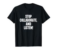 Arrêter de collaborer et d'écouter la réussite des objectifs du Groupe de Travail d'équipe T-Shirt Graphique avec Valeur