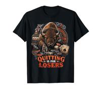 Arrêter de Fumer, C'est pour Les perdants, Le mème du Jeu de contrebande Buffalo Bison T-Shirt Graphique avec Valeur