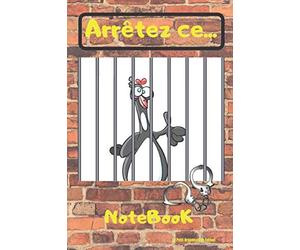 Arrêtez ce... Poulet: 100 pages vierges personnalisables - Format 15x22cm - Organisateur - Mémo - Notebook - Cahier - Transportable - Humoristique - Cadeau - Ferme - Poule - Volaille