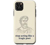 Arrêtez d'agir comme Un poète tragique Humour Grec Ancien Coque pour iPhone 11 Pro Max