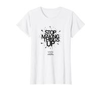 Arrêtez de Faire des Choses : l'éclairage au gaz n'est Pas réel T-Shirt, Femme, Blanc, 3XL