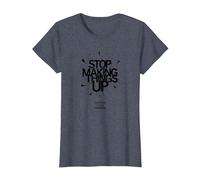 Arrêtez de Faire des Choses : l'éclairage au gaz n'est Pas réel T-Shirt, Femme, Bleu Chiné, XL