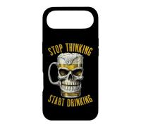 Arrêtez de Penser, commencez à Boire Un drôle de crâne de bière d'halloween Coque pour iPhone Air