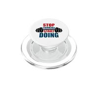 Arrêtez de Penser, commencez à Faire de la Motivation Barbell PopSockets PopGrip pour MagSafe