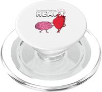 Arrêtez de Penser et Suivez Votre cœur (déclaration Positive) PopSockets PopGrip pour MagSafe