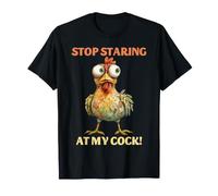 Arrêtez de Regarder ma Bite drôle Grossier inapproprié Adulte Blague T-Shirt