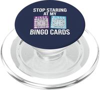 Arrêtez de Regarder Mes Cartes de Bingo Lover Gambler Gambler PopSockets PopGrip pour MagSafe