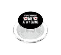 Arrêtez de Regarder Mes Cartes Joueur de Poker PopSockets PopGrip pour MagSafe