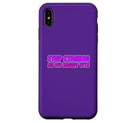 Arrêtez de Regarder Mes Seins flasques Coque pour iPhone XS Max