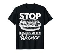 Arrêtez de Regarder Mon Hot Dog Wiener Fast Food T-Shirt