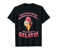 Arrêtez de vouloir rendre tout le monde heureux crème glacée amusante T-Shirt