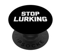 Arrêtez de Vous Cacher - Dire drôle - Humour Sarcastique Mignon Cool Fantaisie PopSockets PopGrip Adhésif