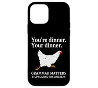 Arrêtez d'effrayer Les Poulets, Professeur Amusant de Grammaire Anglaise Coque pour iPhone 12 Mini