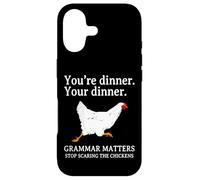 Arrêtez d'effrayer Les Poulets, Professeur Amusant de Grammaire Anglaise Coque pour iPhone 17