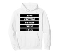 Arrêtez d'exister et recommencez à Vivre (énoncé Positif) Sweat à Capuche