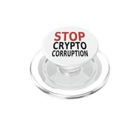 Arrêtez la Contestation Contre la Corruption de Crypto-Monnaie PopSockets PopGrip pour MagSafe