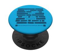 Arrêtez la maltraitance des Enfants Mettre Fin au Mois de la prévention du Silence PopSockets PopGrip Adhésif