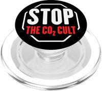 Arrêtez Le culte du CO2, Le Changement Climatique et Le réchauffement de la planète PopSockets PopGrip pour MagSafe