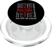 Arrêtez Le racisme Contre Le racisme Dites Non au racisme PopSockets PopGrip pour MagSafe
