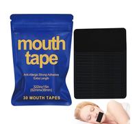 Arrêtez les ronflements - Bande buccale pour la respiration nasale - Patchs autocollants pour flux d'air nasal - Bande de sommeil douce, 30 bandes anti-snore pour les lèvres, réduire bruit