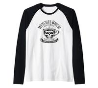 Arrêtez-Vous au café Witches Brew pour Un Moment Manche Raglan