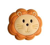 Arrêts De Portes Poignée De Porte De Dessin Animé,Tampon Anti-Collision,Protection Murale D'Aspiration De Porte,Autocollant En Silicone Silencieux 2Pièces,Petit Lion