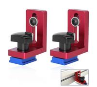 Arrêts de rail en T pour travail du bois Dispositifs d'arrêt de type Mitre Track Stop Butées coulissantes pour travail du bois Connecteur de rail en T en alliage d'aluminium Outils manuels