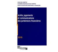 Arrêts, Jugements Et Communications Des Juridictions Financières