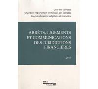 Arrêts, Jugements Et Communications Des Juridictions Financières