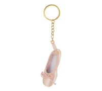 arricraft 1 pièces Chaussure de Ballet Porte-clés, Polyester Rose arc Chaussure Bricolage Porte-clés Fabrication Kit Arts et Métiers Fournitures Accessoires de Mode
