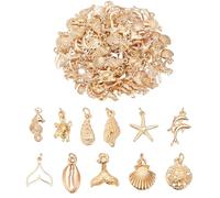 arricraft 110 pendentif en Forme D'Animal Marin 11 étoiles de mer coquillages hippocampe Mermaid tail DIY Bulk Summer Jewelry collier boucles d'oreilles bracelet fabrication