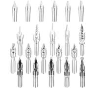 arricraft 32 pièces en acier inoxydable Comic Dip Pen Nibs, Nibs de dessin professionnel pour les artistes de manga, Calligraphie Nib Set pour le croquis, dessin à l'encre