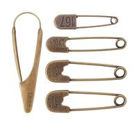 arricraft 5 épingle de Sûreté Vintage Extra Large 5 Styles Épingles de Sûreté Robustes en Bronze Antique Broche Vintage Épingle Pull Châle Clip Épingle à Kilt pour Écharpe Chapeau Pull Jupe Châle