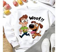 arricraft 6 feuilles Cartoon Dog thème fer sur autocollants, marche le chien imprimer transfert autocollants autocollants pour bricolage t-shirt jeans sacs à dos familles vêtements décoration
