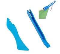 arricraft 7/32" Découpeuse Manuelle en Feuille de Cuivre pour Vitraux 2 outils de Feuille de Cuivre pour Vitrail en Plastique ABS Bleu