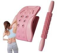 arrière - Accessoire civière du cou, coussin d'étirement arrière réglable | Révolutionner la santé arrière, le massager du dos pour la récupération musculaire avec massag