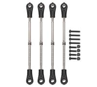 ARRIÈRE ARRIÈRE ARRIÈRE SUSPENSION ARRME BALLE DE TIAGE TIAGE ARRME METAL de haute qualité Durable 4PCS Ensemble pour 1/10 RC TRUCH TRUC TRACURATION NOIR 93 102MM