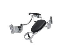 Arrière Bagages Accoudoirs Passager Réglables avec Porte-gobelet pour Moto pour Goldwing GL 1800 HP (2001-2017) Porte-Bagages